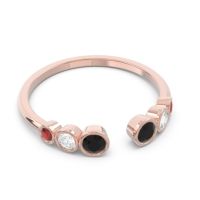 Petite Modern Open Bezel Aruha Ring