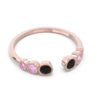 Petite Modern Open Bezel Aruha Ring