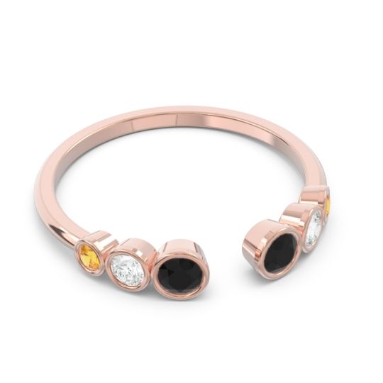 Petite Modern Open Bezel Aruha Ring