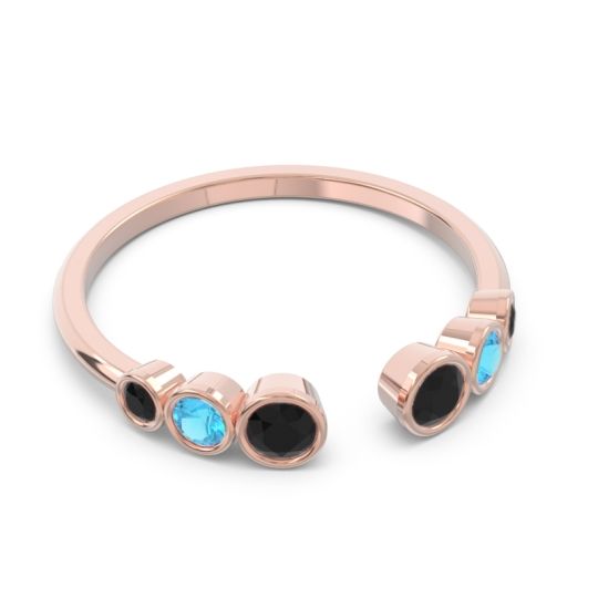Petite Modern Open Bezel Aruha Ring