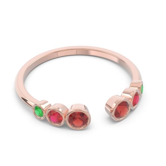 Petite Modern Open Bezel Aruha Ring