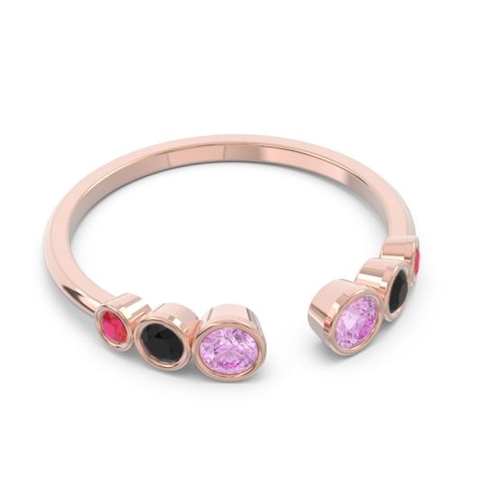 Petite Modern Open Bezel Aruha Ring