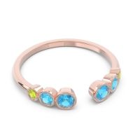 Petite Modern Open Bezel Aruha Ring