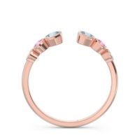 Petite Modern Open Bezel Aruha Ring