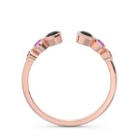 Petite Modern Open Bezel Aruha Ring