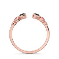 Petite Modern Open Bezel Aruha Ring
