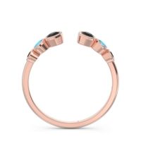 Petite Modern Open Bezel Aruha Ring
