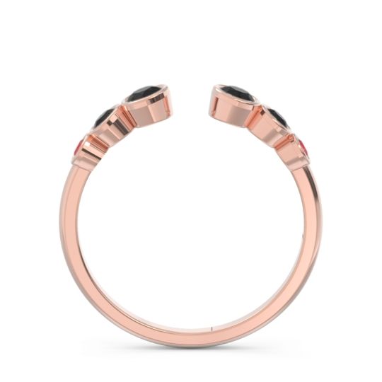 Petite Modern Open Bezel Aruha Ring