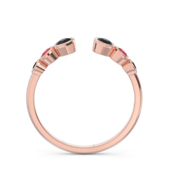 Petite Modern Open Bezel Aruha Ring