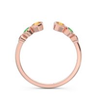 Petite Modern Open Bezel Aruha Ring