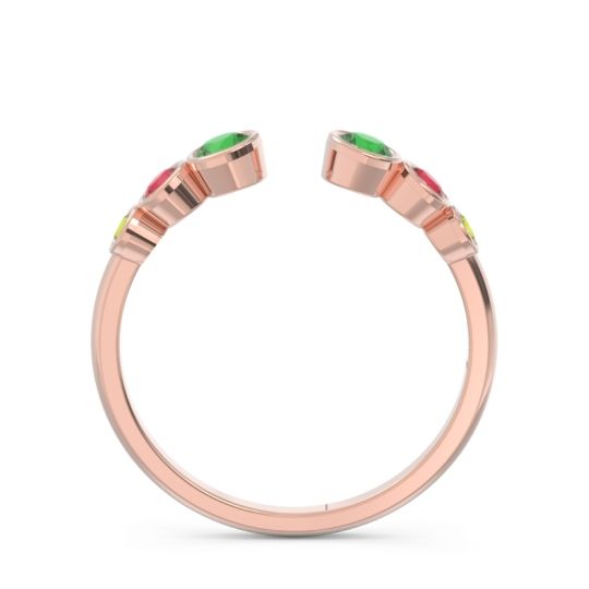 Petite Modern Open Bezel Aruha Ring