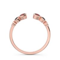 Petite Modern Open Bezel Aruha Ring