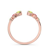 Petite Modern Open Bezel Aruha Ring