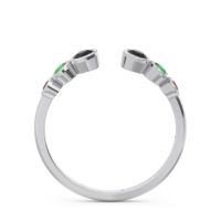 Petite Modern Open Bezel Aruha Ring