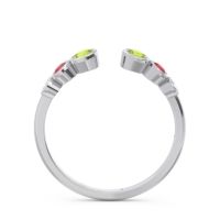 Petite Modern Open Bezel Aruha Ring