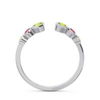 Petite Modern Open Bezel Aruha Ring