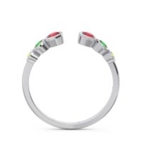 Petite Modern Open Bezel Aruha Ring