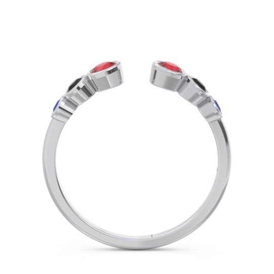 Petite Modern Open Bezel Aruha Ring