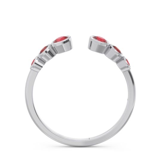 Petite Modern Open Bezel Aruha Ring