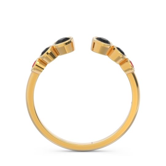 Petite Modern Open Bezel Aruha Ring