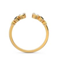 Petite Modern Open Bezel Aruha Ring