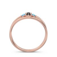 Petite Modern Double Line Pave Unmajjati Ring