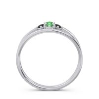 Petite Modern Double Line Pave Unmajjati Ring