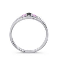 Petite Modern Double Line Pave Unmajjati Ring