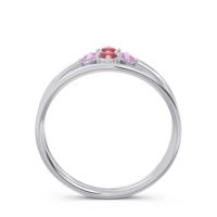 Petite Modern Double Line Pave Unmajjati Ring