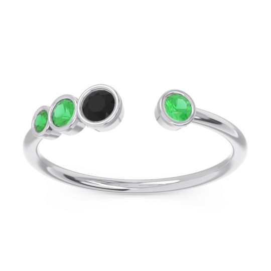 Petite Modern Open Bezel Vihvarita Ring