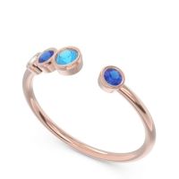 Petite Modern Open Bezel Vihvarita Ring