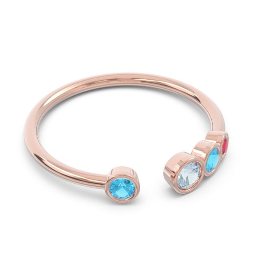 Petite Modern Open Bezel Vihvarita Ring