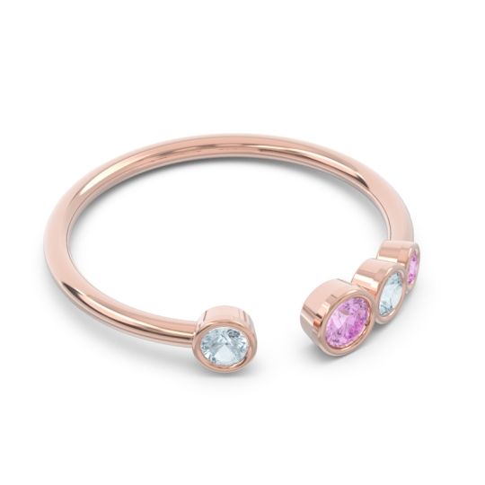 Petite Modern Open Bezel Vihvarita Ring