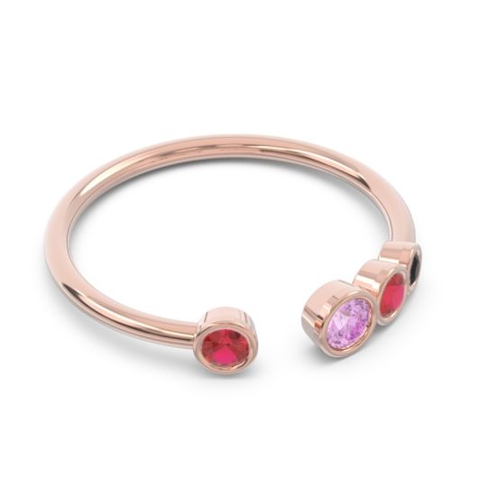 Petite Modern Open Bezel Vihvarita Ring