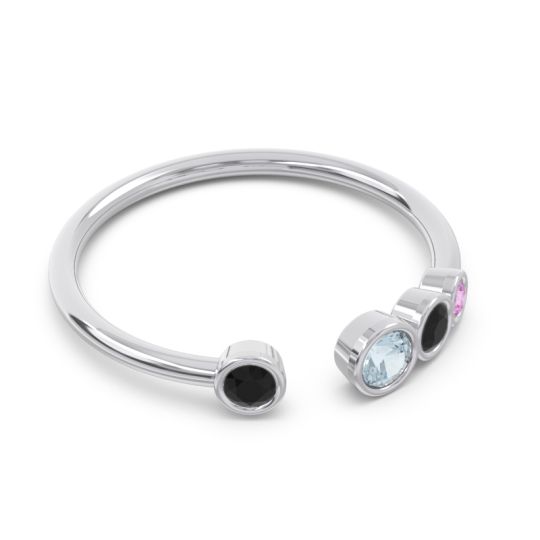 Petite Modern Open Bezel Vihvarita Ring