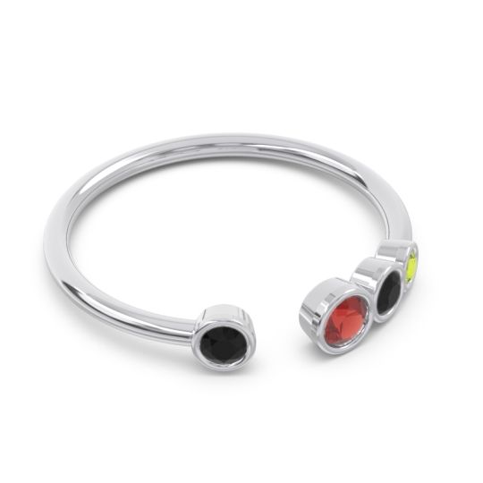 Petite Modern Open Bezel Vihvarita Ring