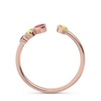 Petite Modern Open Bezel Vihvarita Ring