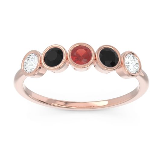 Petite Modern Bezel Saciva Ring