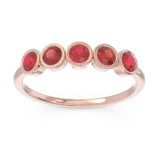 Petite Modern Bezel Saciva Ring