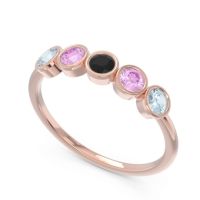 Petite Modern Bezel Saciva Ring