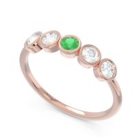 Petite Modern Bezel Saciva Ring