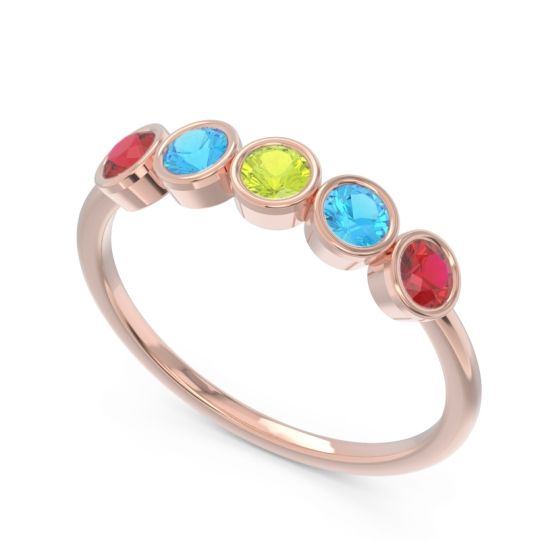 Petite Modern Bezel Saciva Ring