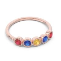 Petite Modern Bezel Saciva Ring