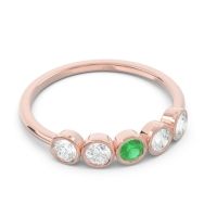 Petite Modern Bezel Saciva Ring