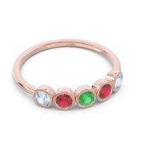 Petite Modern Bezel Saciva Ring