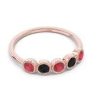 Petite Modern Bezel Saciva Ring