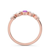 Petite Modern Bezel Saciva Ring