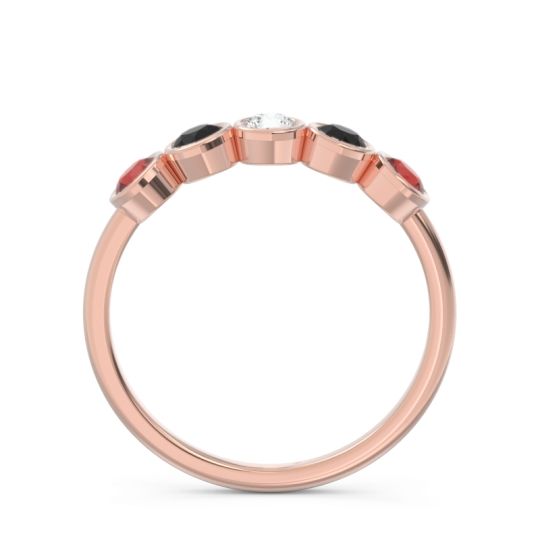 Petite Modern Bezel Saciva Ring