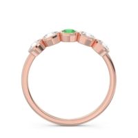 Petite Modern Bezel Saciva Ring