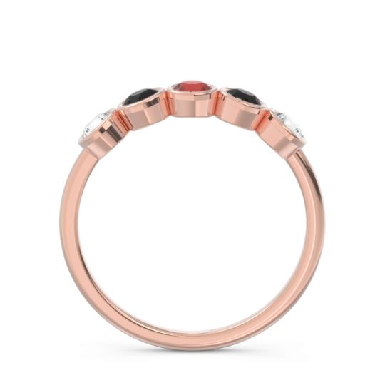 Petite Modern Bezel Saciva Ring